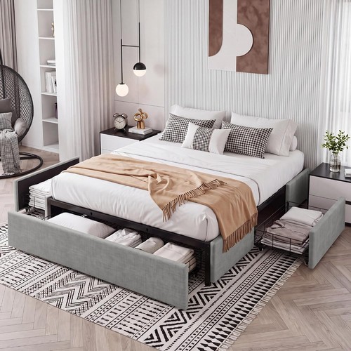 Twin full queen platform bed - twin/full/queen,