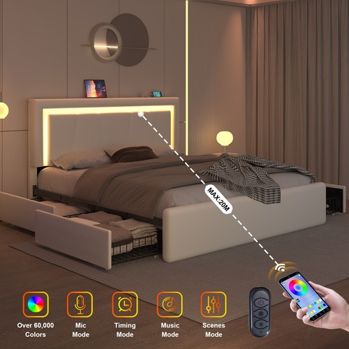Queen full bed - queen/full, frame